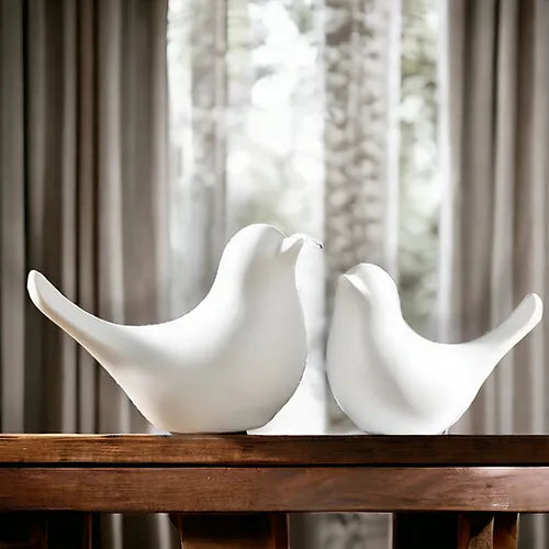 Bird Set of 2 - White Set of 2