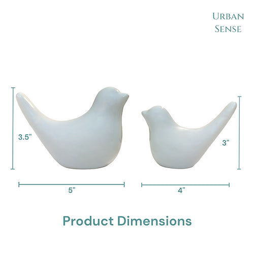 Bird Set of 2 - White Set of 2