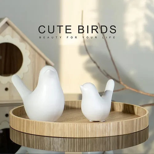 Bird Set of 2 - White Set of 2