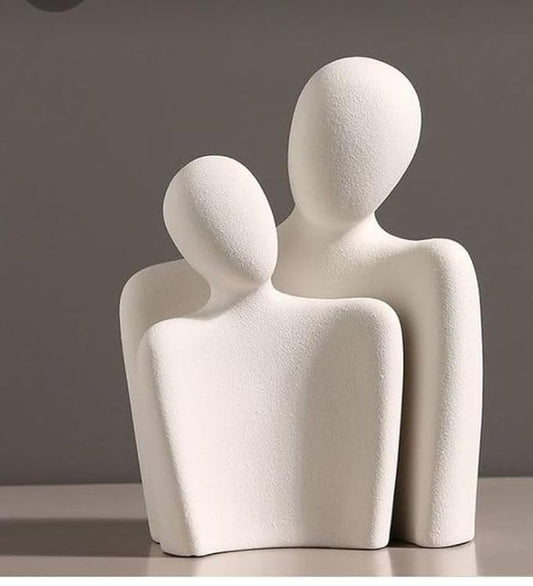 Couple Hugging Statue